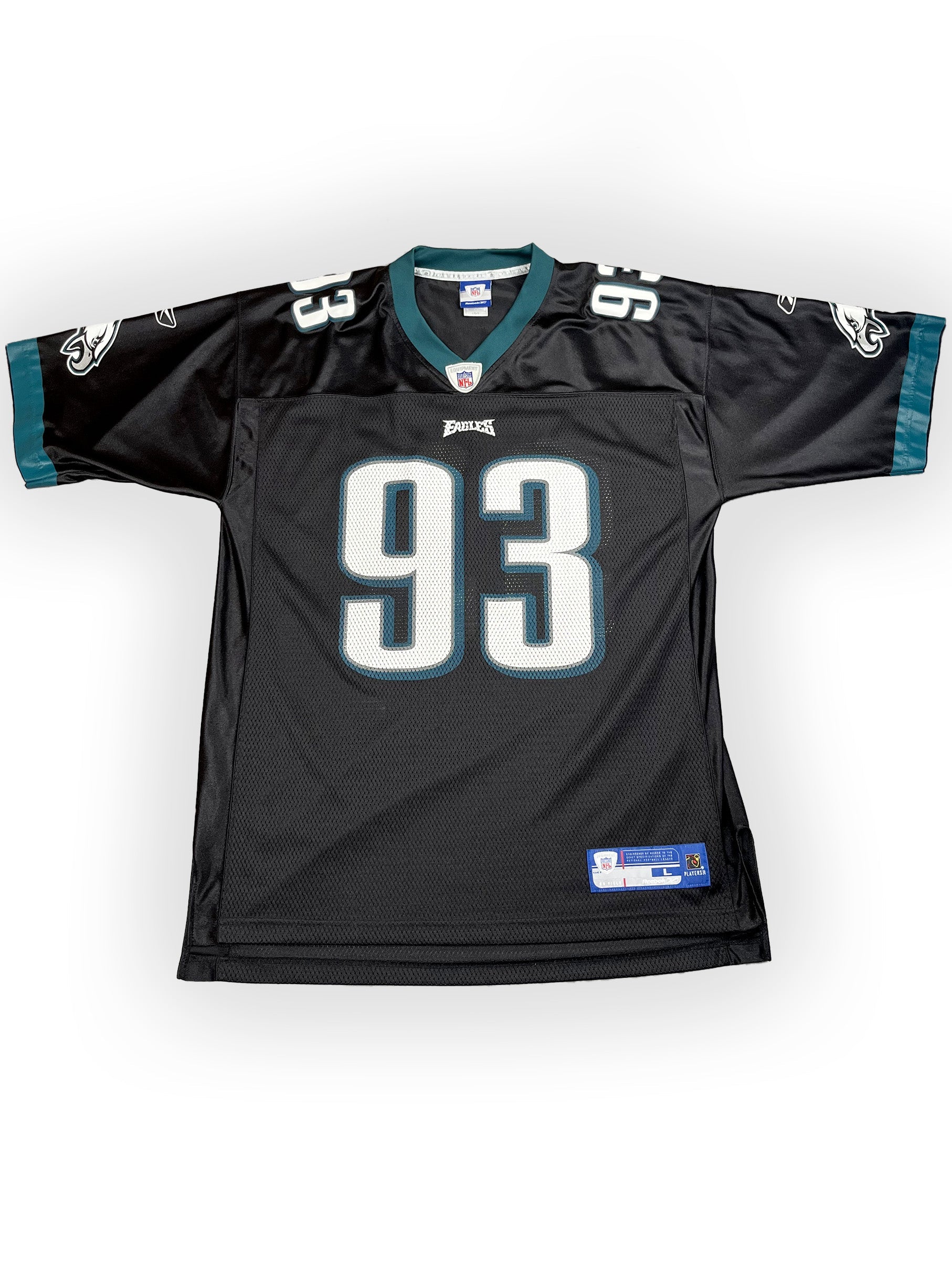 Jevon Kearse #93 - Philadelphia Eagles Alternate 2004-2007 - Reebok (L) *SIGNÉ* Reebok