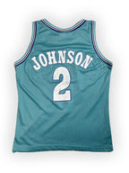 Larry Johnson #2 - Charlotte Hornets Away 1991-1996 - Champion (L) Champion