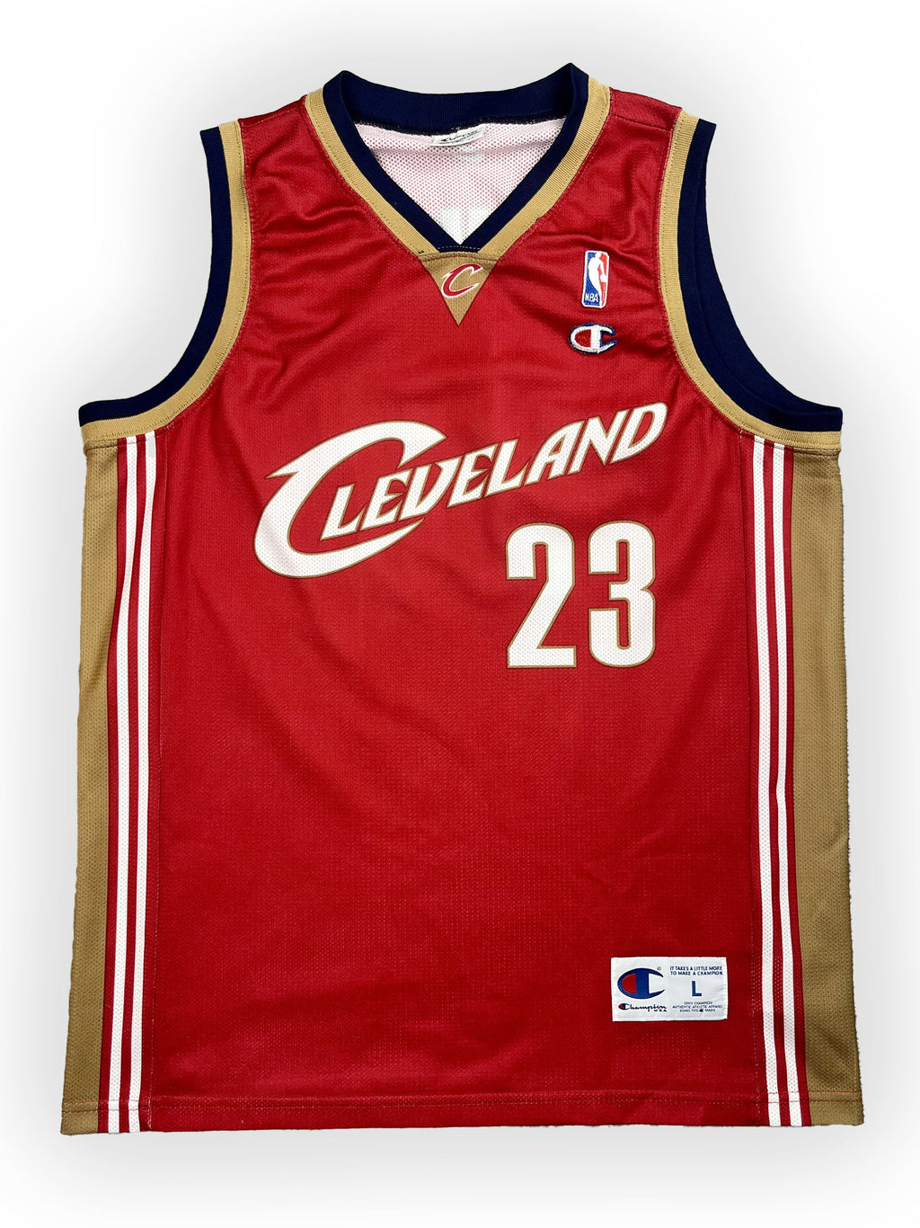 LeBron James #23 - Cleveland Cavaliers Alternate/Away 2004-2010 - Champion (L) Champion