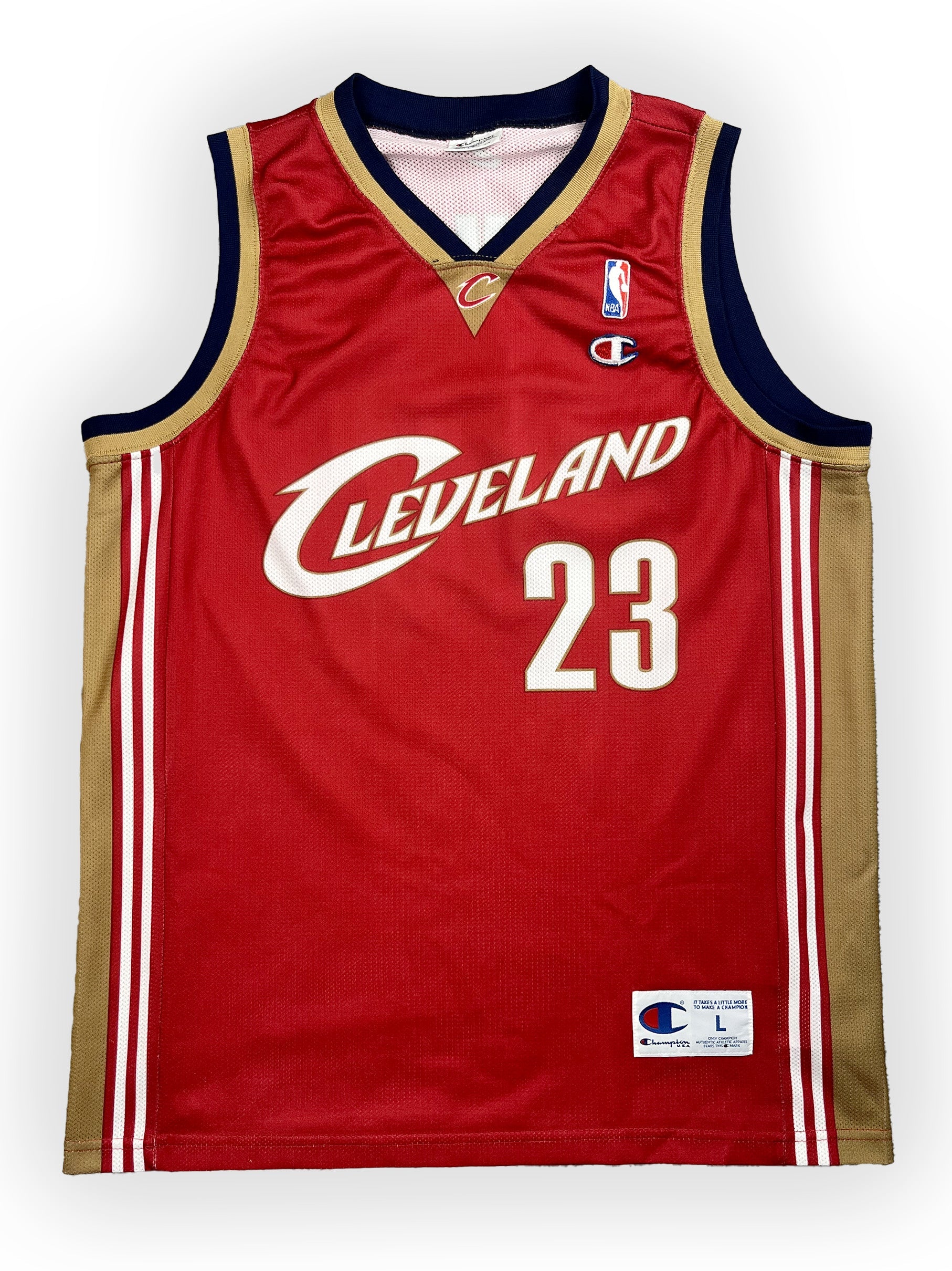 LeBron James #23 - Cleveland Cavaliers Alternate/Away 2004-2010 - Champion (L) Champion