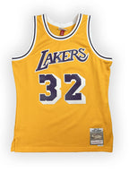 Magic Johnson #32 - Los Angeles Lakers Home 1980-1986 - Mitchell & Ness (L) Mitchell & Ness