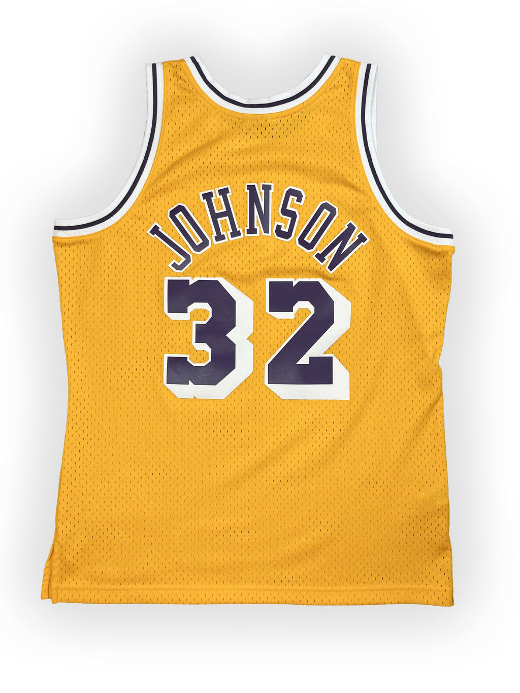 Magic Johnson #32 - Los Angeles Lakers Home 1980-1986 - Mitchell & Ness (L) Mitchell & Ness
