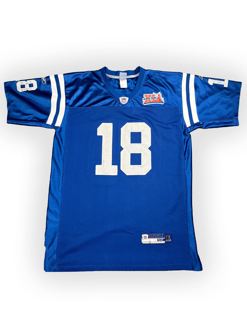 Peyton Manning #18 - Indianapolis Colts 2006 (Super Bowl XLI) - Reebok (XXL) Andwan Shop