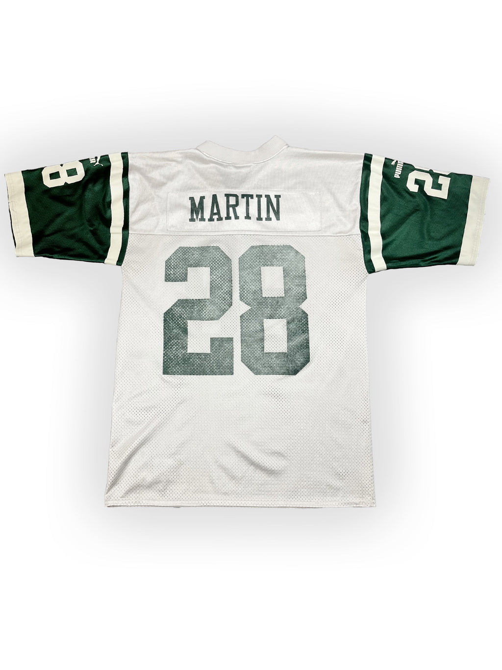 Curtis Martin #28 - New York Jets Away 1998-2005 - Puma (M) Puma