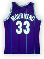 Alonzo Mourning #33 - Charlotte Hornets Alternate Saison 1994-1995 - Champion (L) Champion