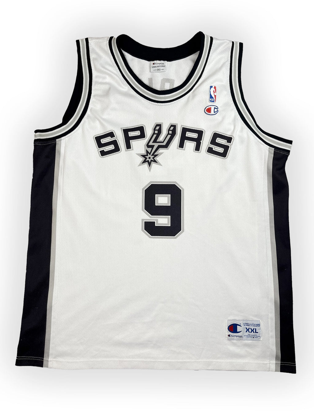 Tony Parker #9 - San Antonio Spurs Home 2002-2010 - Champion (XXL) Champion