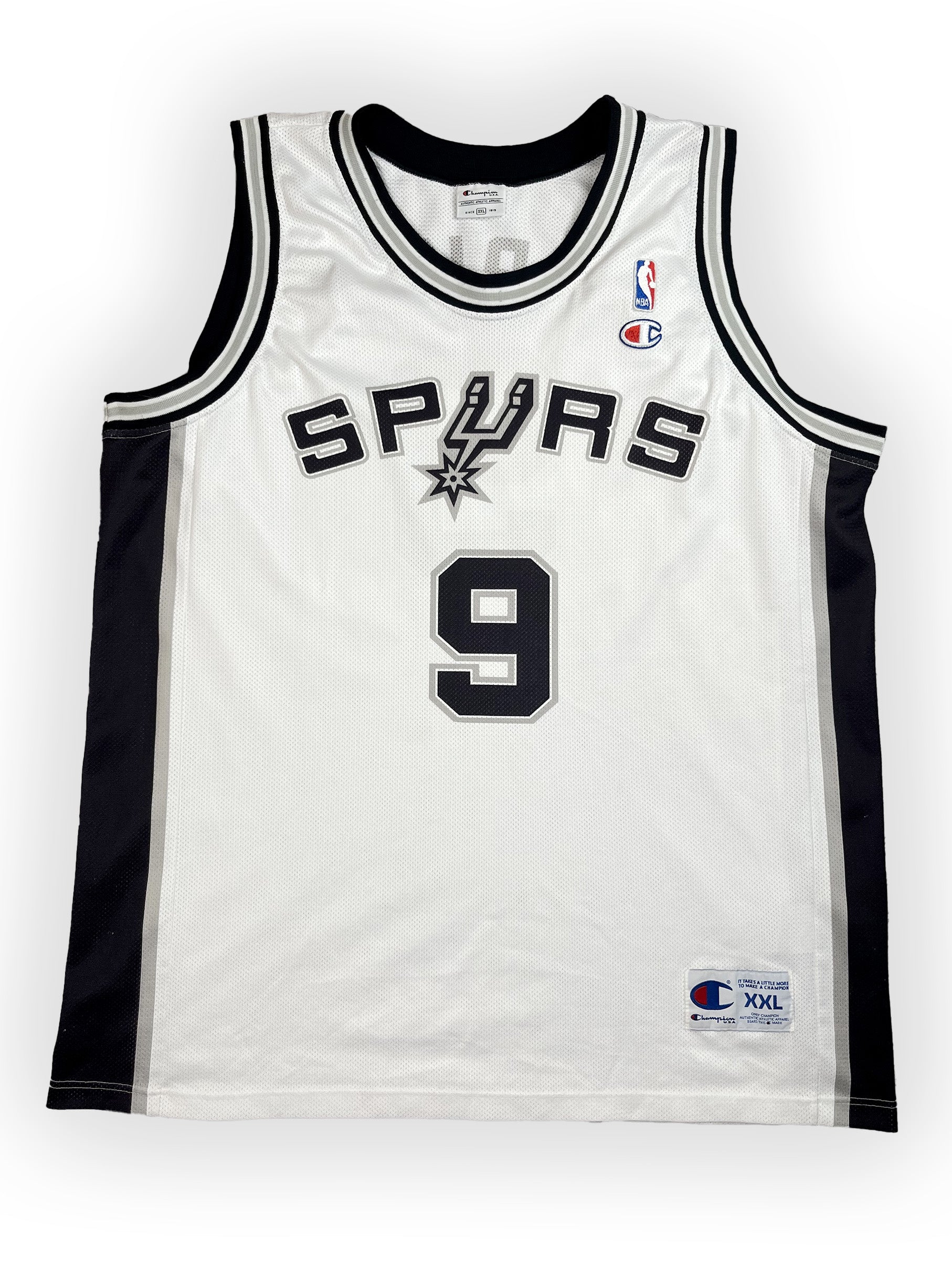 Tony Parker #9 - San Antonio Spurs Home 2002-2010 - Champion (XXL) Champion