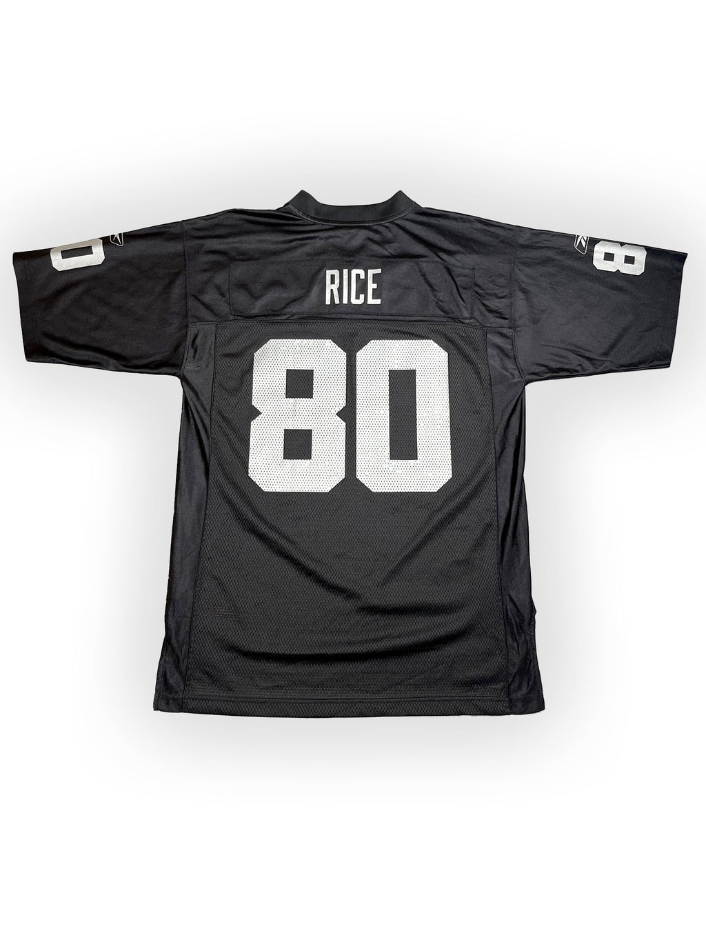 Jerry Rice #80 - Oakland Raiders Home 2001-2004 - Reebok (M) Reebok