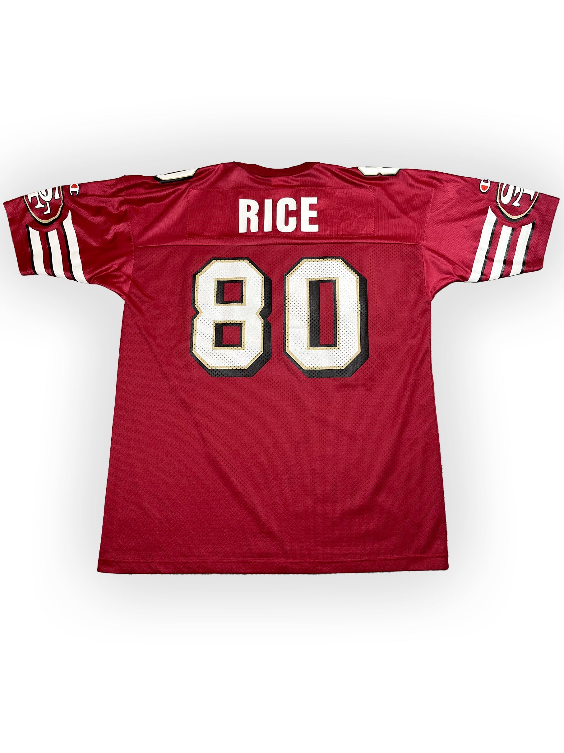 Jerry Rice #80 - San Francisco 49ers Home 1985-2000 - Champion (L) Champion