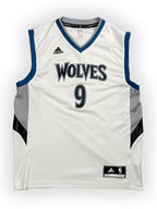 Ricky Rubio #9 - Minnesota Timberwolves Home 2012-2017 - Adidas (M) Adidas