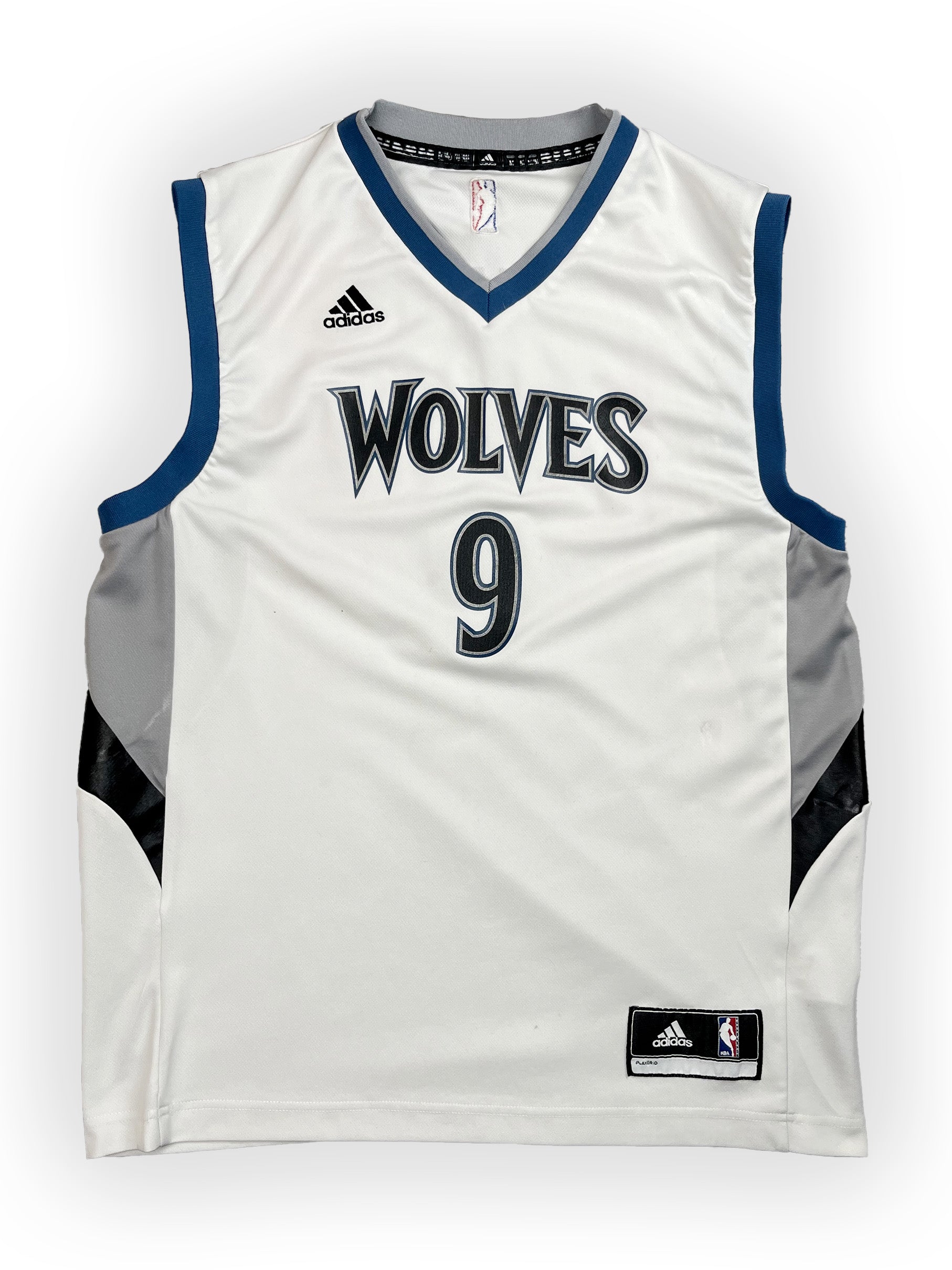 Ricky Rubio #9 - Minnesota Timberwolves Home 2012-2017 - Adidas (M) Adidas