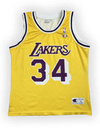 Shaquille O'Neal #34 - Los Angeles Lakers Home 1997-1999 - Champion (L) Champion