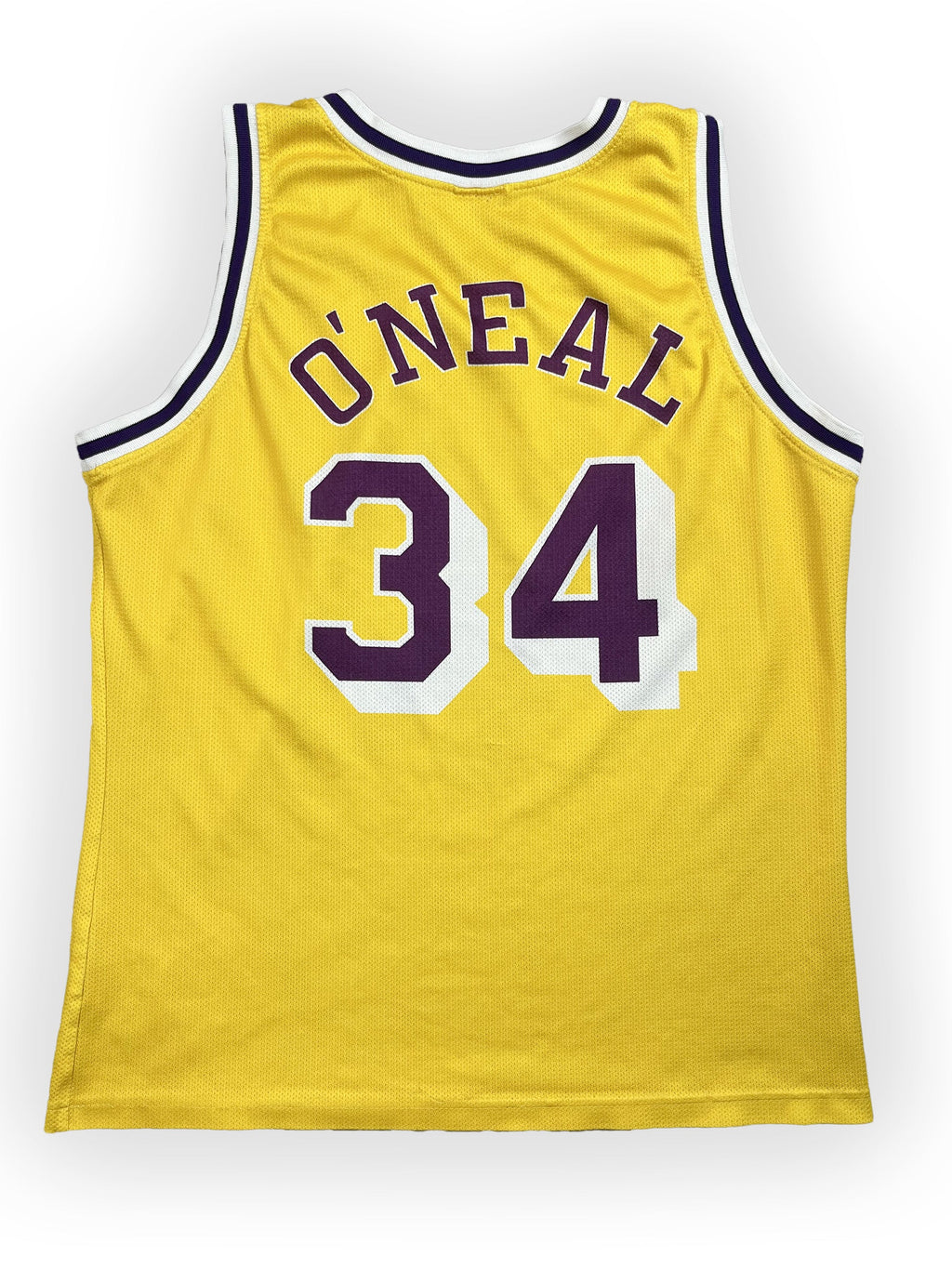 Shaquille O'Neal #34 - Los Angeles Lakers Home 1997-1999 - Champion (L) Champion