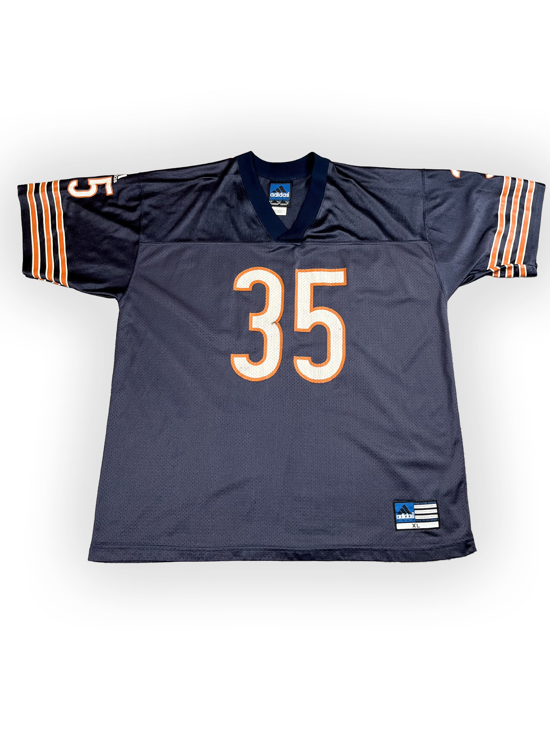 maillot vintage bleu marine Chicago Bears adidas Anthony Thomas 35