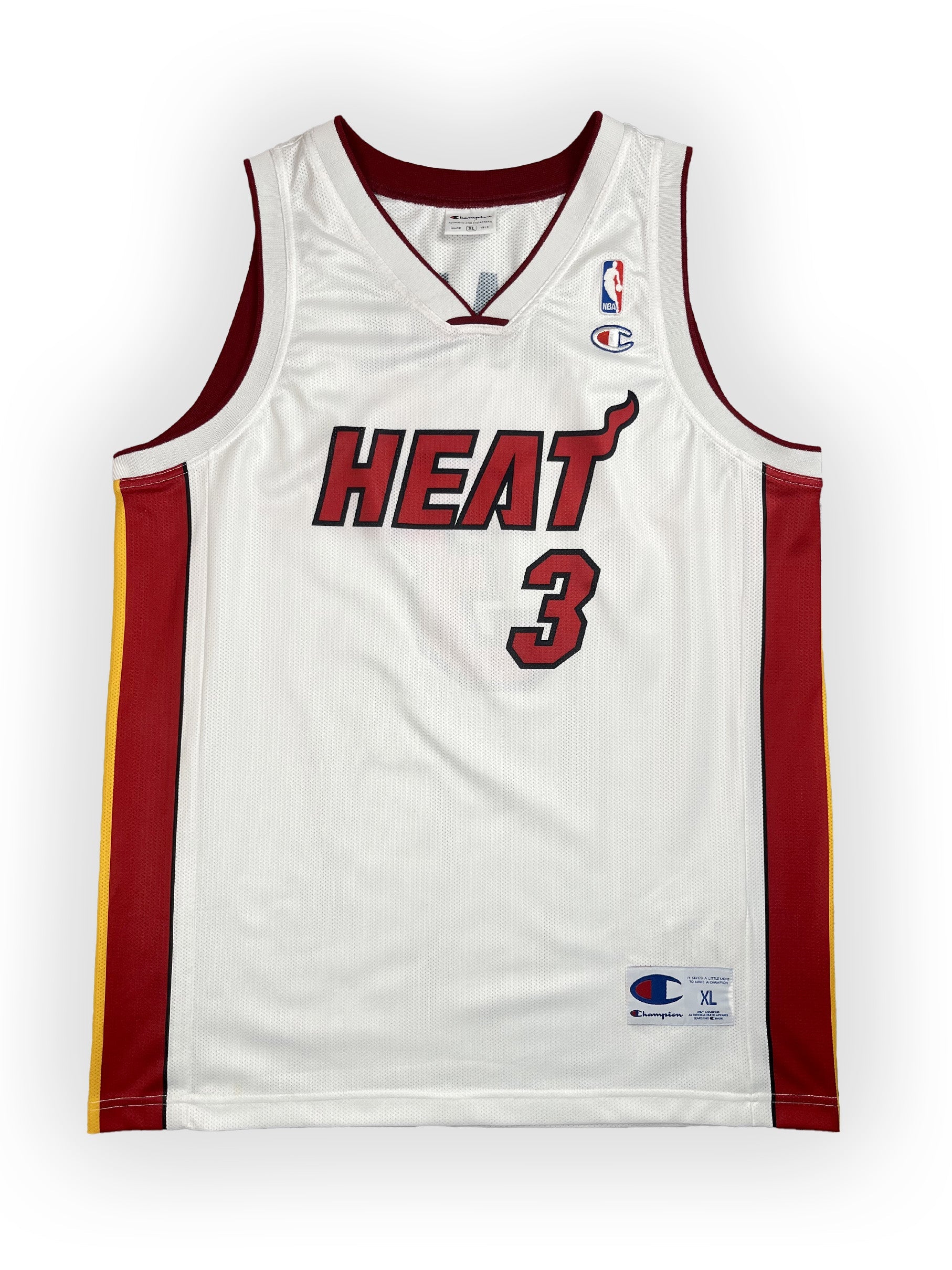 Dwayne Wade #3 - Miami Heat Home 2004-2008 - Champion (XL) Champion