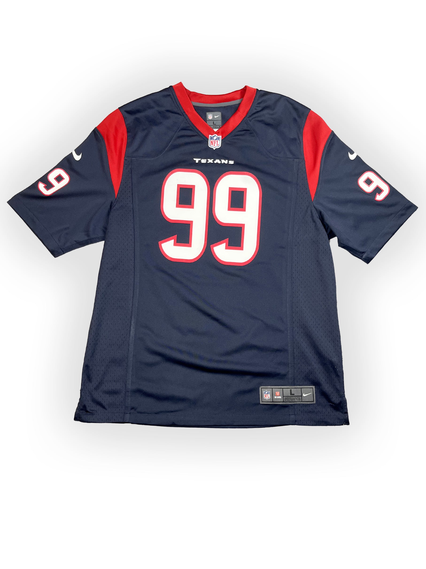 Maillot NFL vintage bleu marine Houston Texans J.J Watt 99