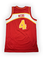 Spud Webb #4 - Atlanta Hawks Away 1986-1991 - Adidas Throwback (XL) Adidas