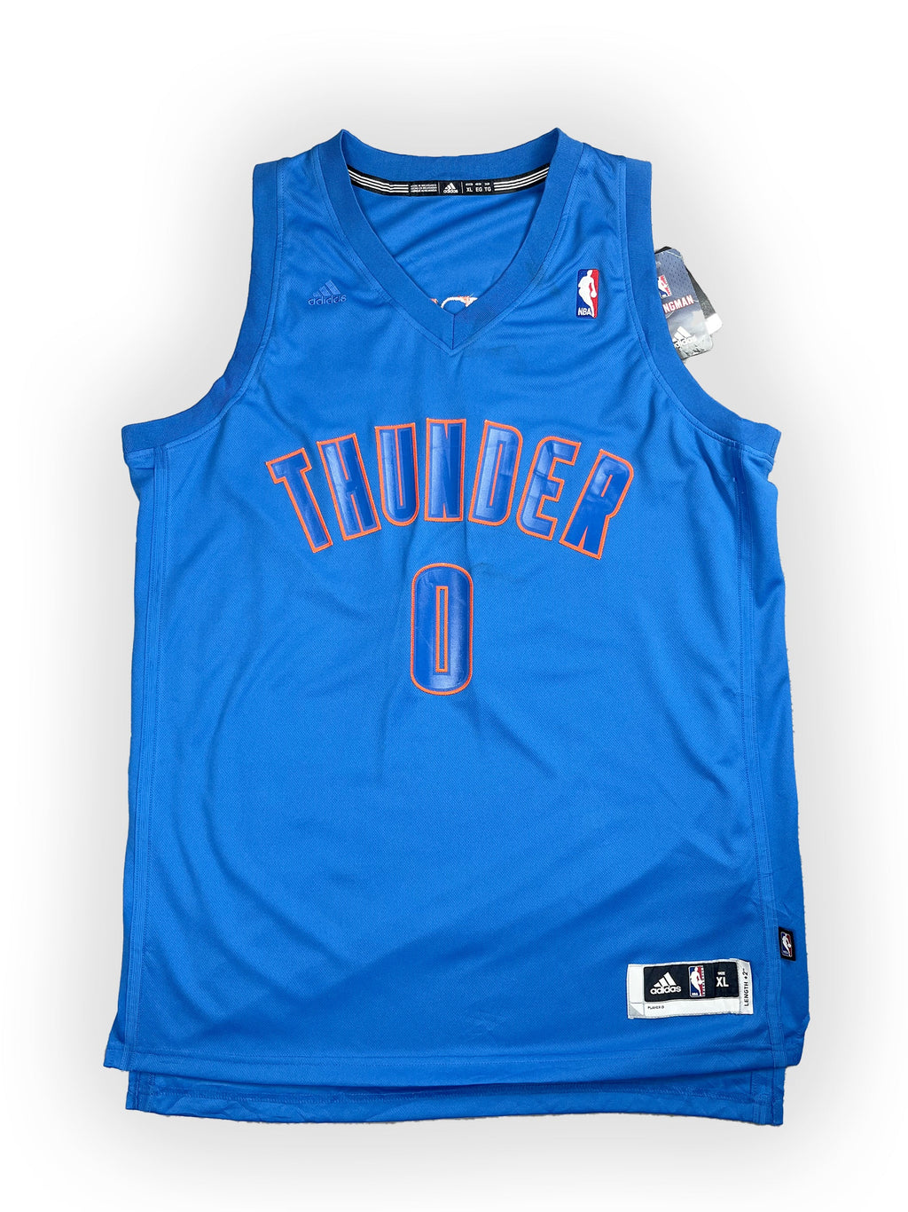 Russell Westbrook #0 - Oklahoma City Thunder Christmas Game 2012-2013 - Adidas (XL) Adidas