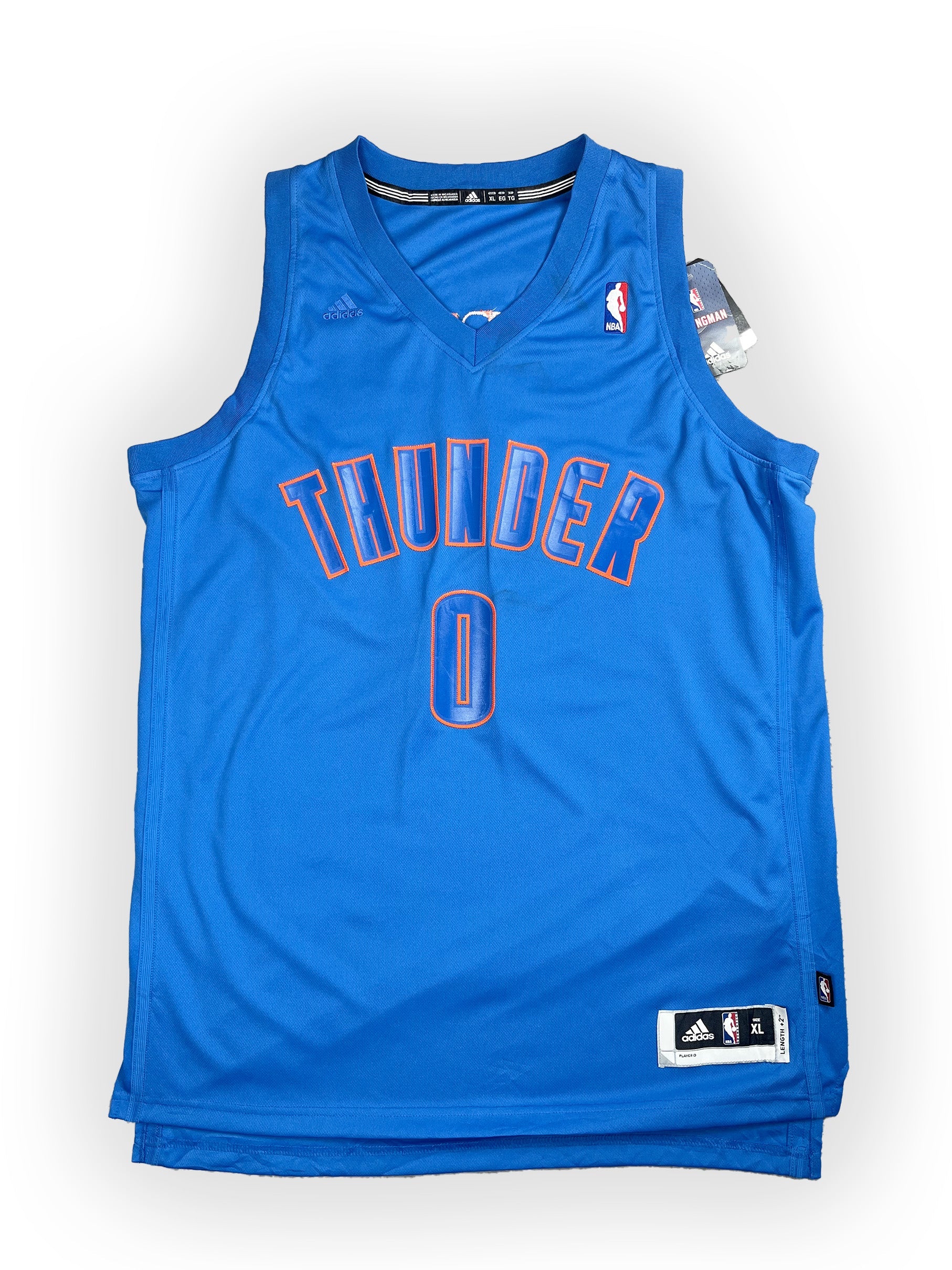 Russell Westbrook #0 - Oklahoma City Thunder Christmas Game 2012-2013 - Adidas (XL) Adidas